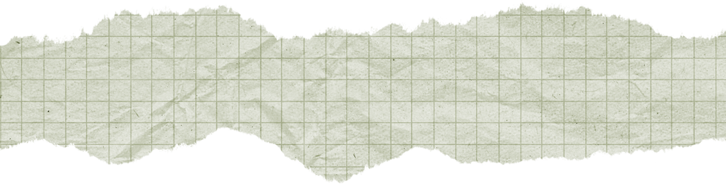 Green Torn Grid Paper